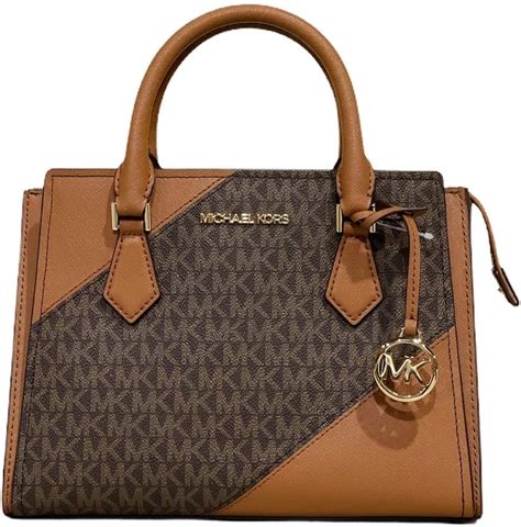 michael kors hope brown|brown suede michael kors handbags.